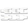 Kunststof krattentransportketting Sideflexing serie met Top Plate CC600P-CC600P TAB
